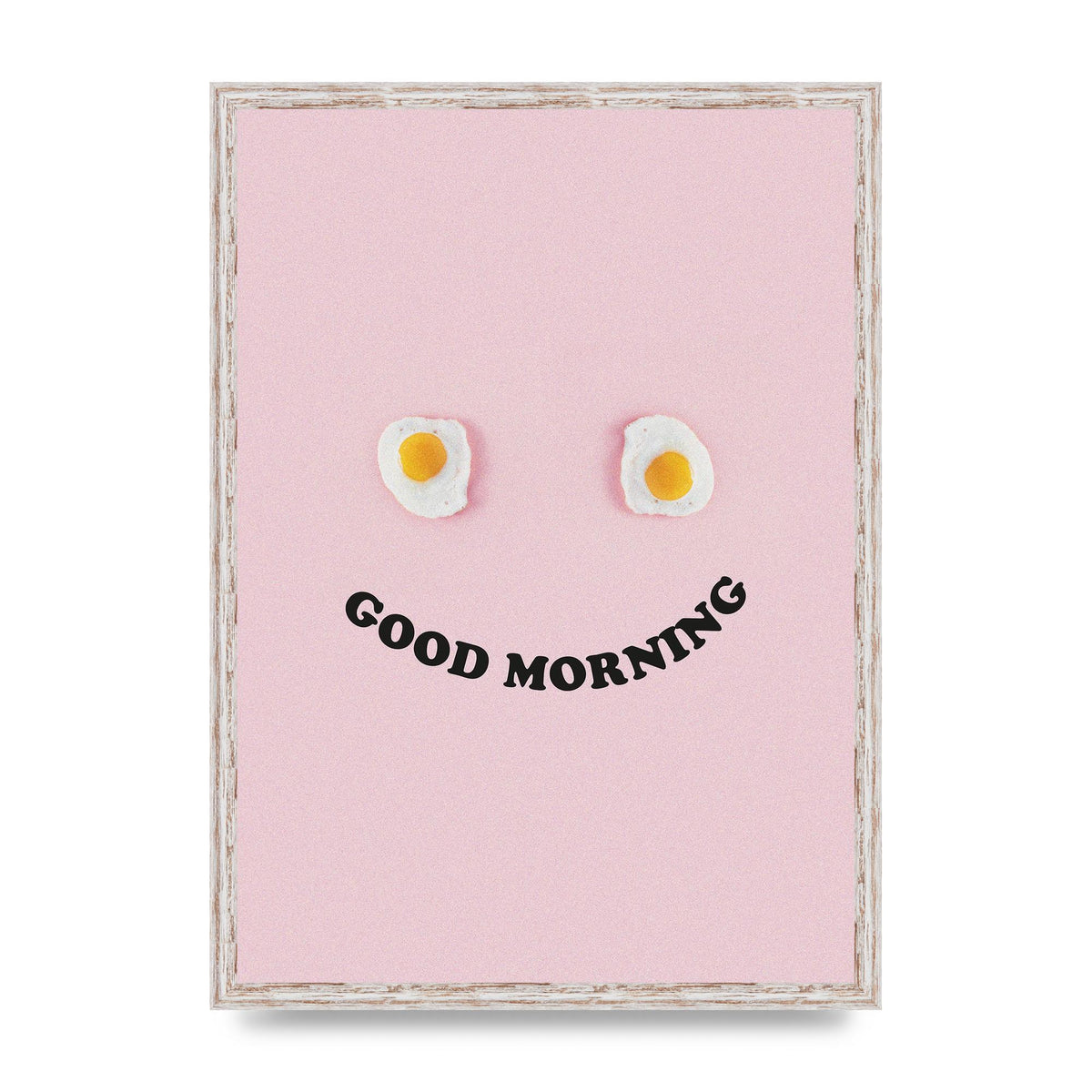 Good Morning Egg Face" Wall Art - A2 framed
