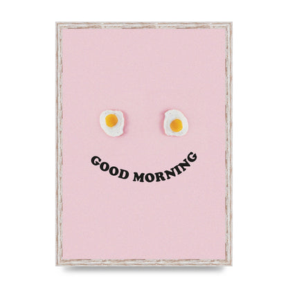 Good Morning Egg Face" Wall Art - A2 framed