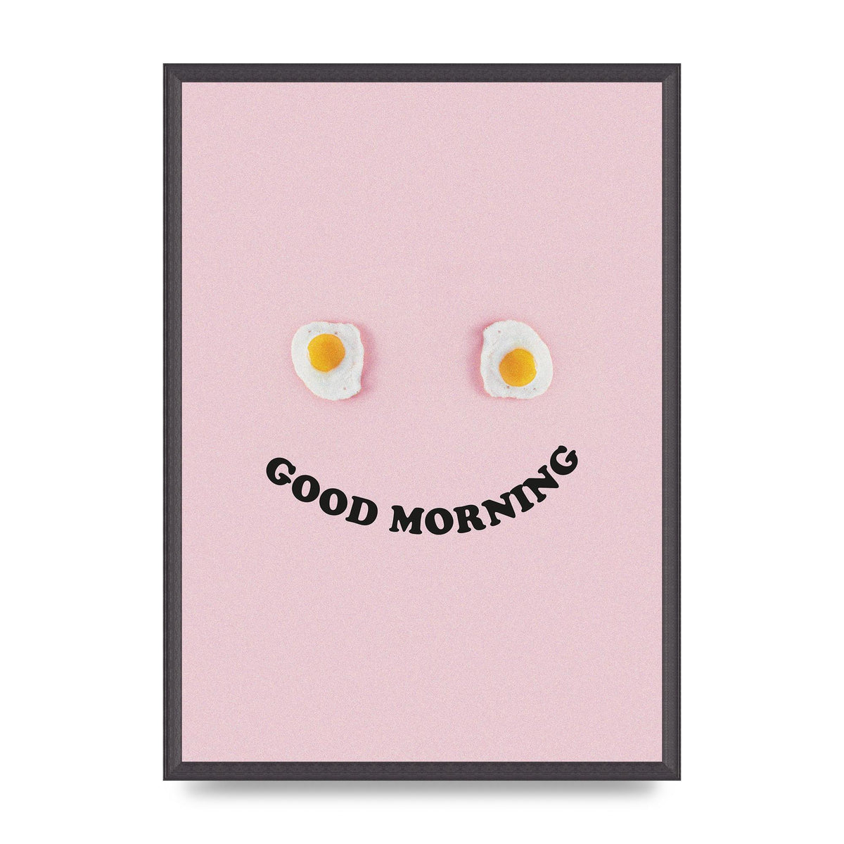 Good Morning Egg Face" Wall Art - A2 framed