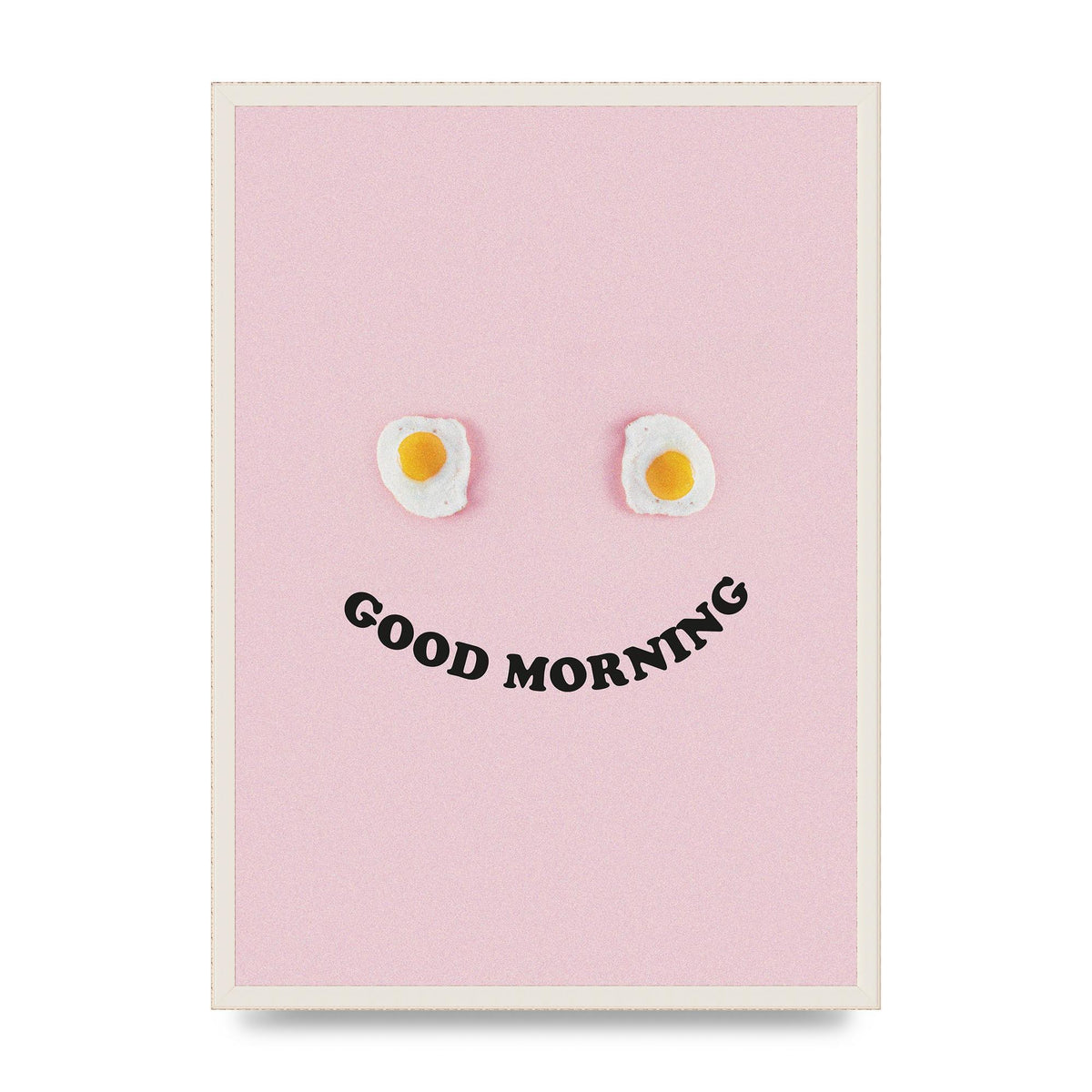 Good Morning Egg Face" Wall Art - A2 framed