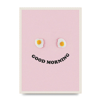 Good Morning Egg Face" Wall Art - A2 framed