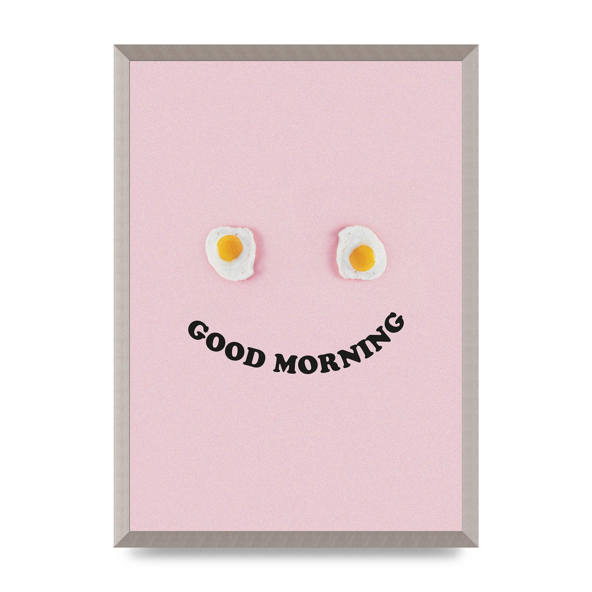 Good Morning Egg Face" Wall Art - A2 framed