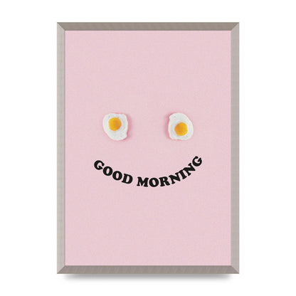 Good Morning Egg Face" Wall Art - A2 framed