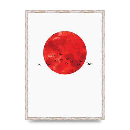 Watercolour Animal Silhouette One Art For The Home - A2 framed