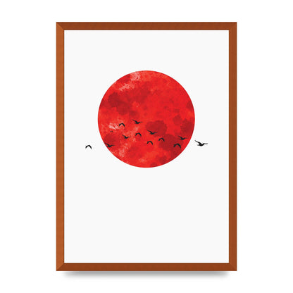 Watercolour Animal Silhouette One Art For The Home - A2 framed