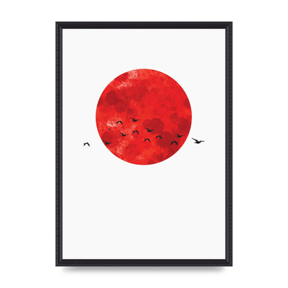 Watercolour Animal Silhouette One Art For The Home - A2 framed