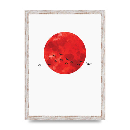 Watercolour Animal Silhouette One Art For The Home - A3 framed