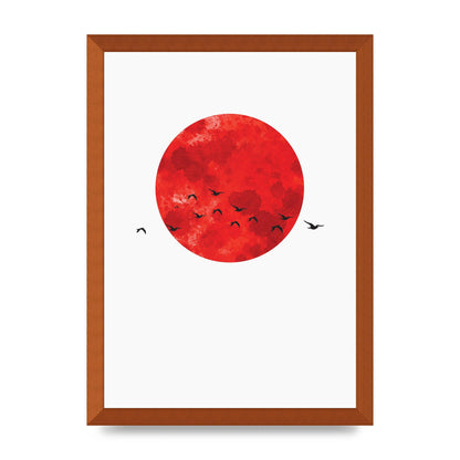 Watercolour Animal Silhouette One Art For The Home - A3 framed