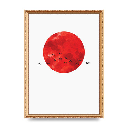 Watercolour Animal Silhouette One Art For The Home - A3 framed