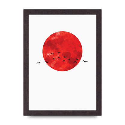 Watercolour Animal Silhouette One Art For The Home - A4 framed