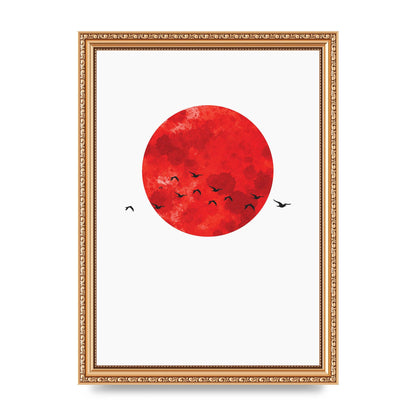 Watercolour Animal Silhouette One Art For The Home - A4 framed