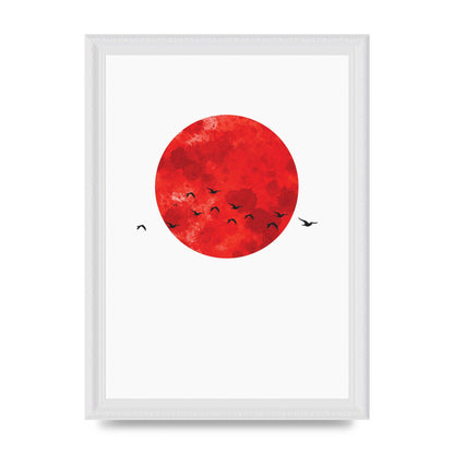 Watercolour Animal Silhouette One Art For The Home - A4 framed