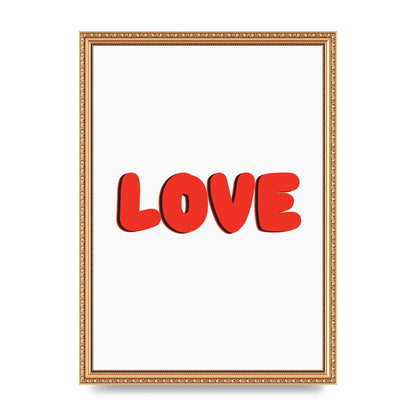 Love Layered" Wall Art - A3 framed
