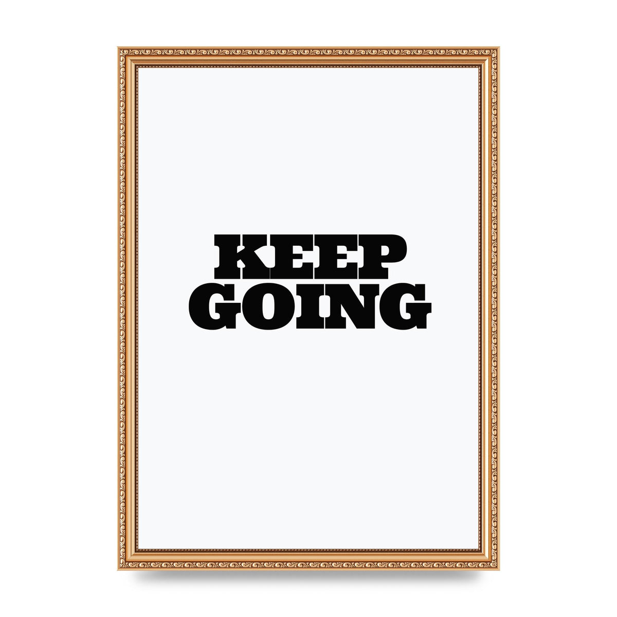 Keep Going Quote" Art For The Home - A3 framed