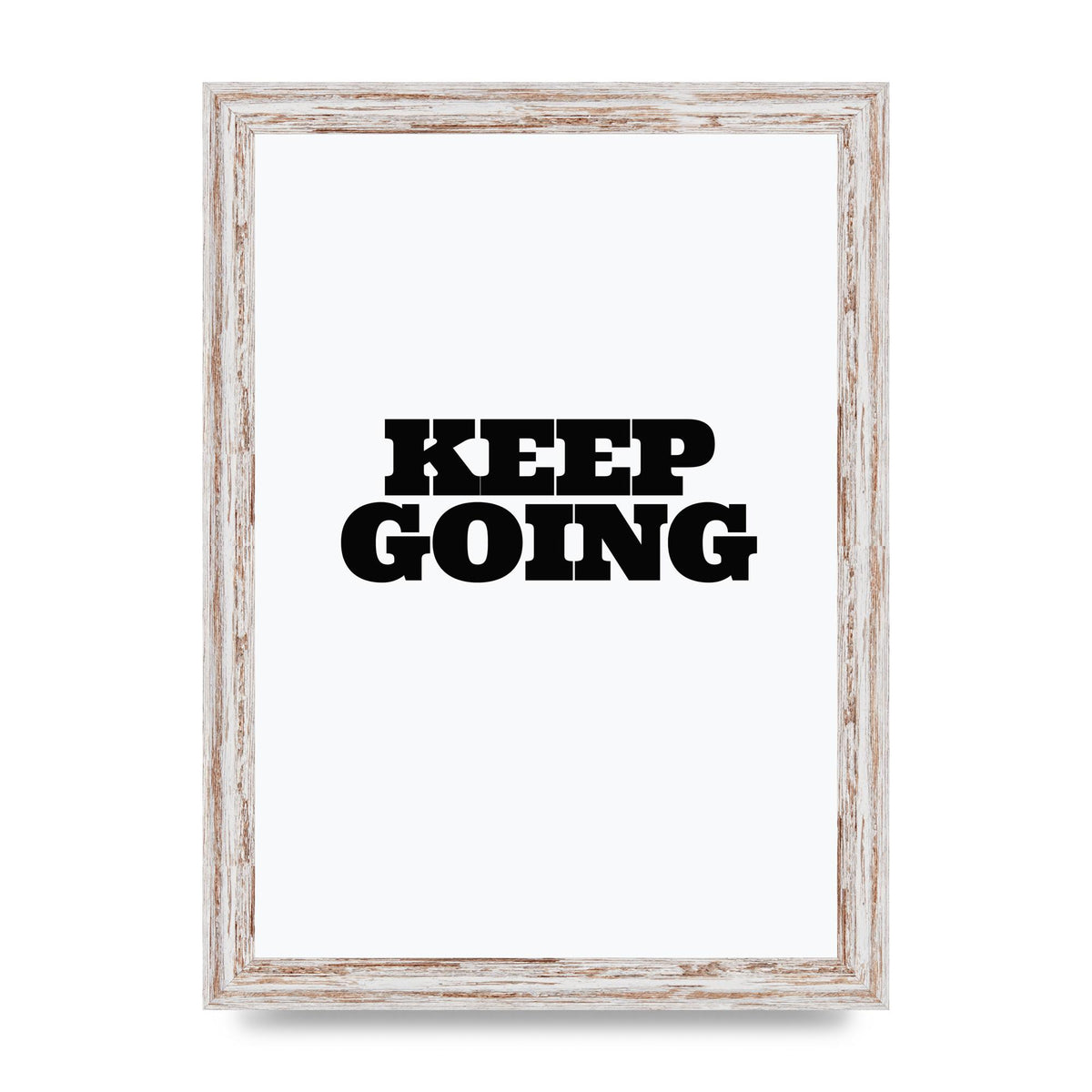 Keep Going Quote" Art For The Home - A4 framed