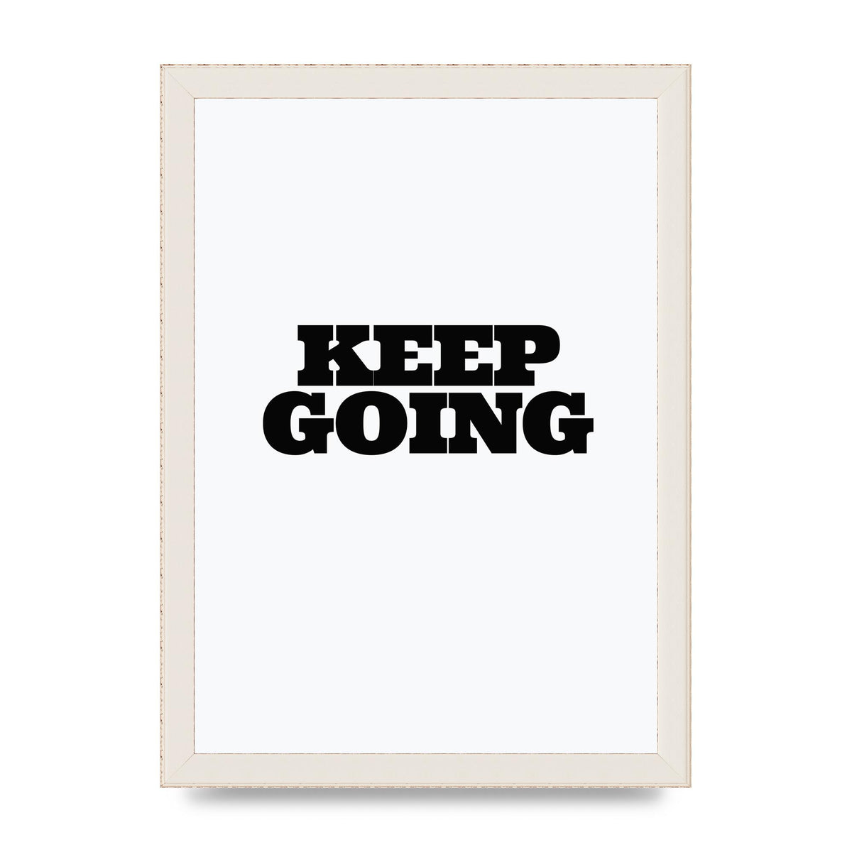 Keep Going Quote" Art For The Home - A4 framed
