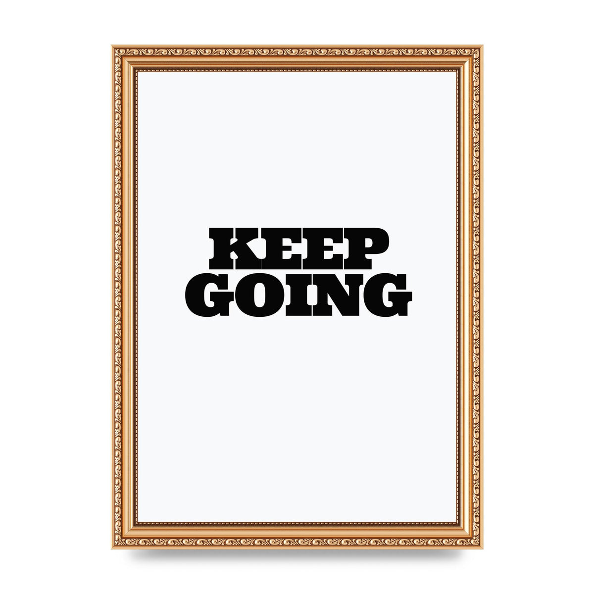 Keep Going Quote" Art For The Home - A4 framed
