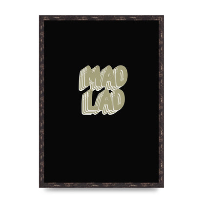 Mad Lad Bubble" Wall Art - A2 framed