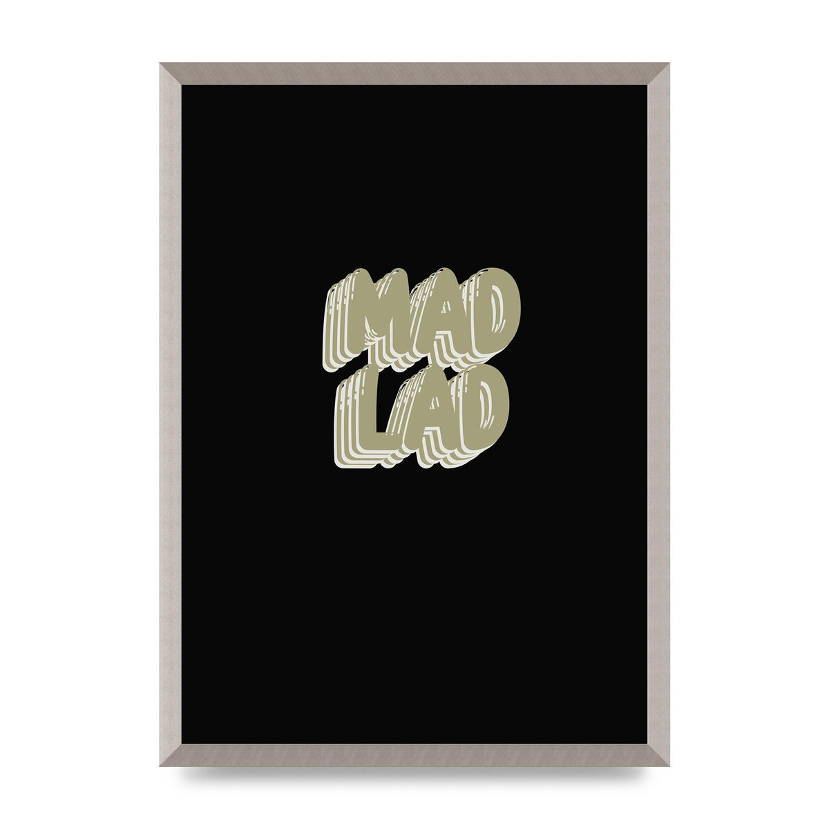 Mad Lad Bubble" Wall Art - A2 framed
