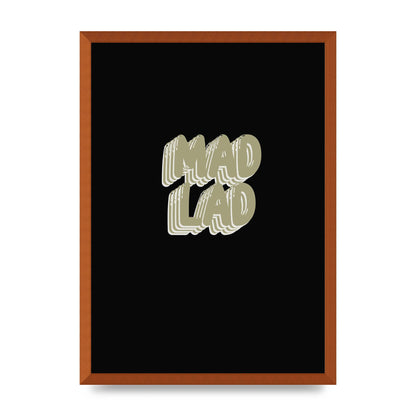 Mad Lad Bubble" Wall Art - A2 framed