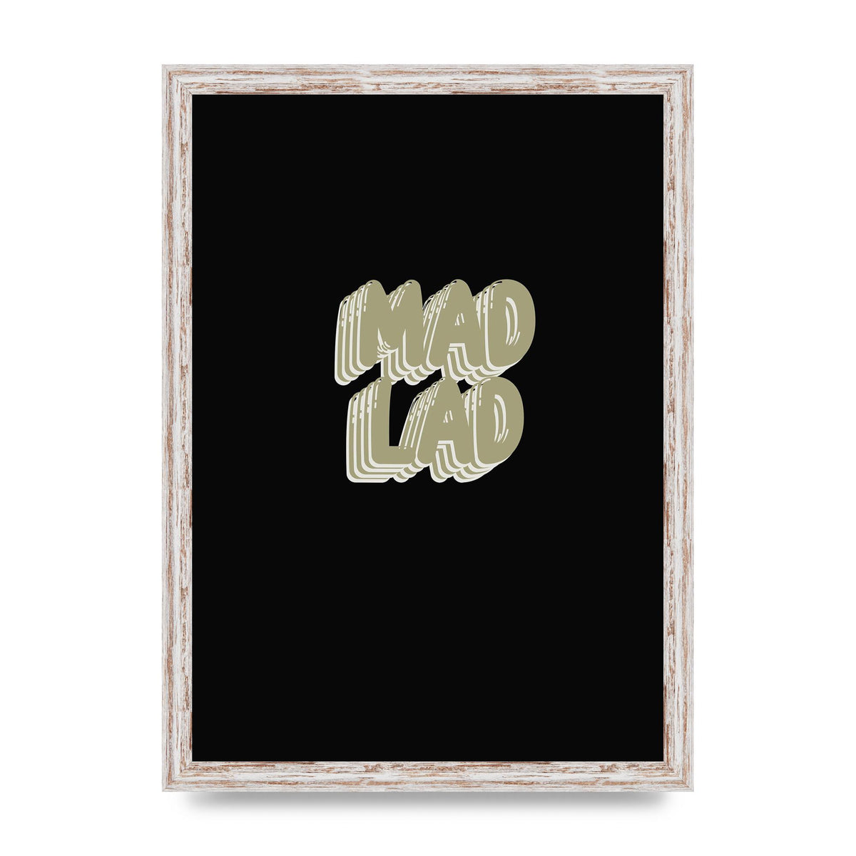 Mad Lad Bubble" Wall Art - A3 framed