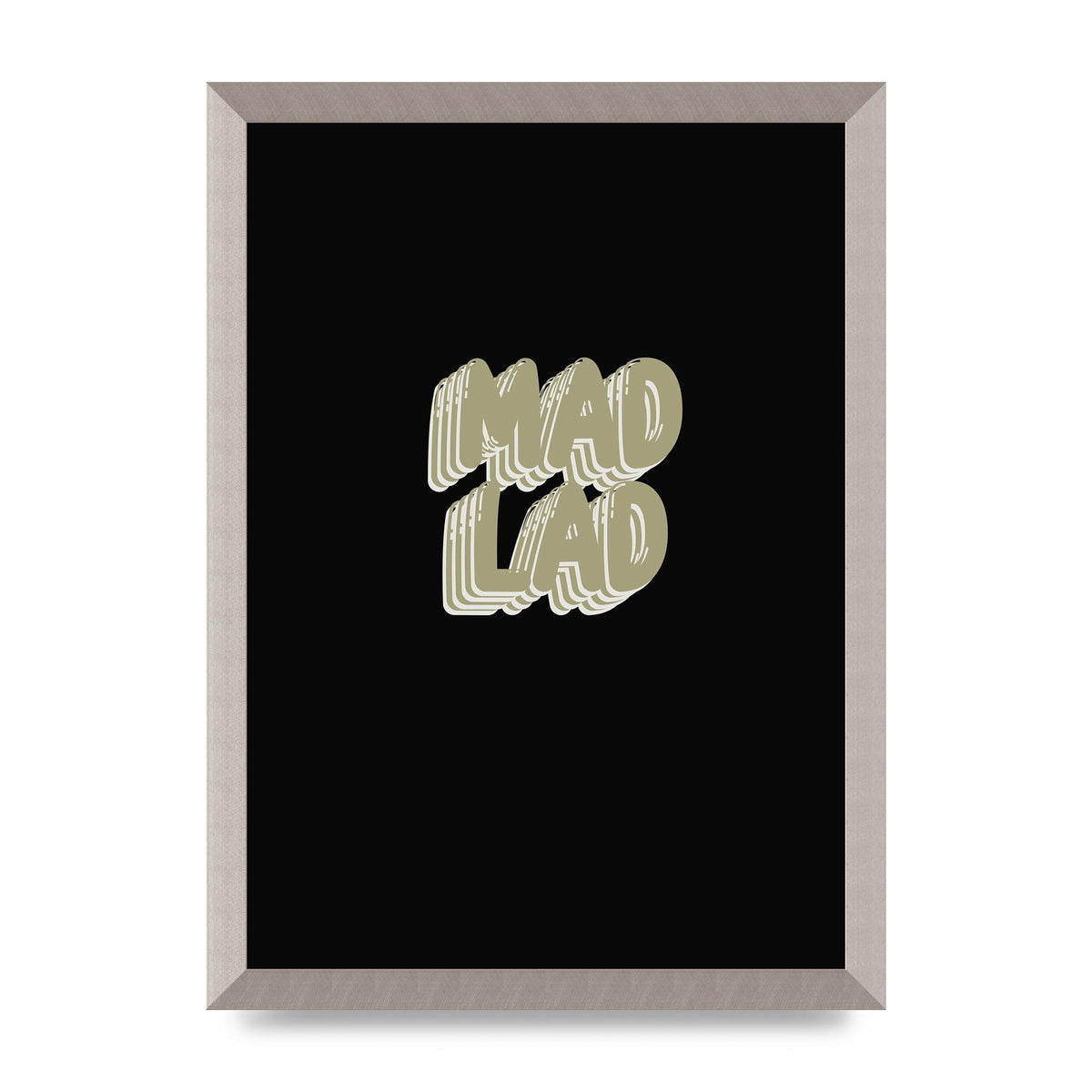 Mad Lad Bubble" Wall Art - A3 framed