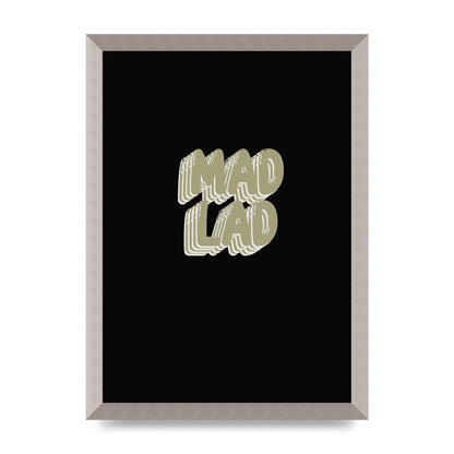 Mad Lad Bubble" Wall Art - A3 framed