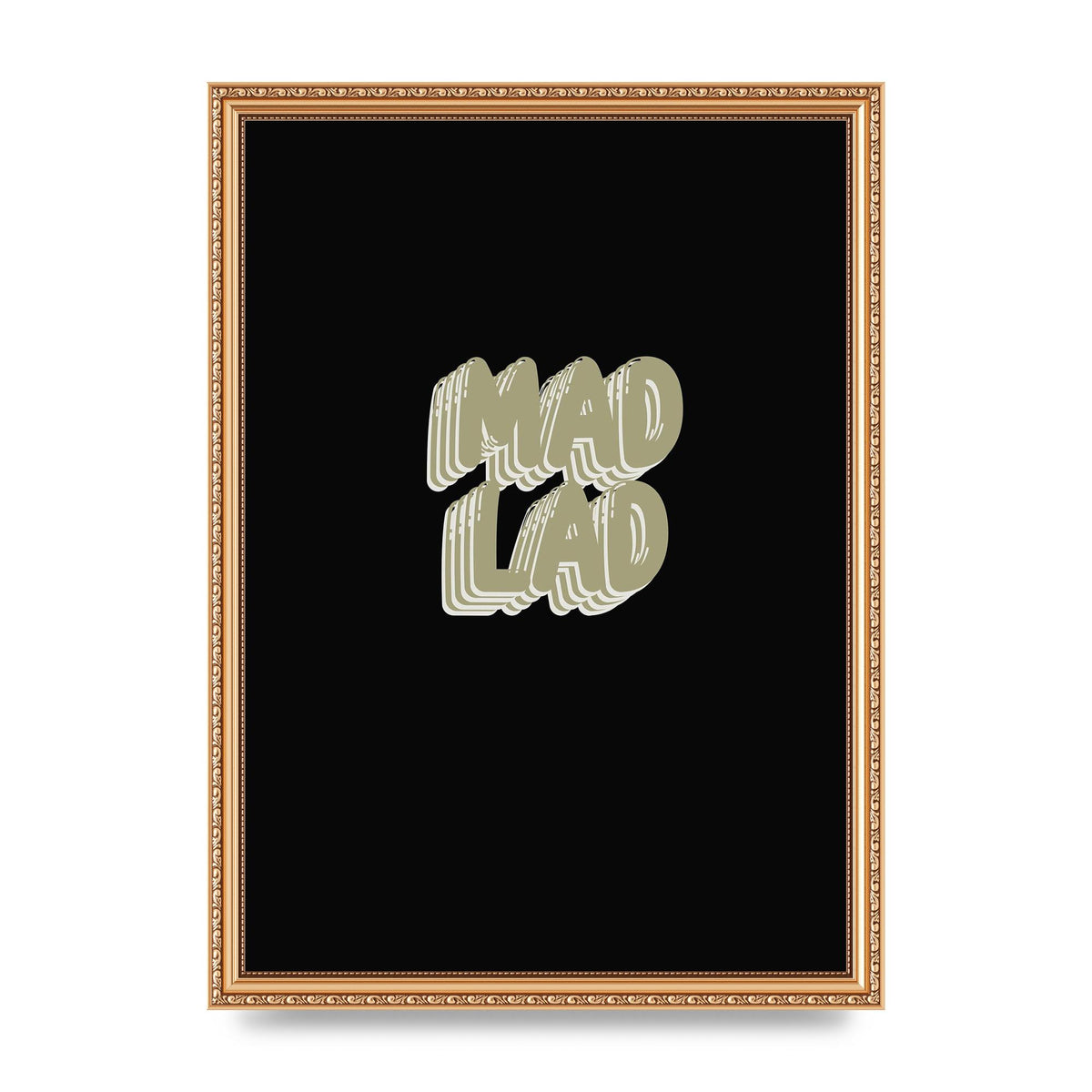 Mad Lad Bubble" Wall Art - A3 framed