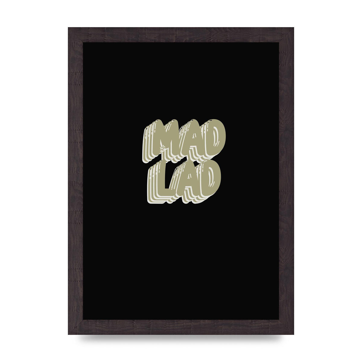 Mad Lad Bubble" Wall Art - A4 framed