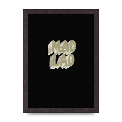 Mad Lad Bubble" Wall Art - A4 framed