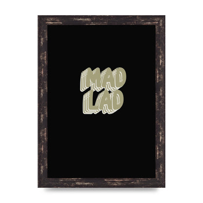 Mad Lad Bubble" Wall Art - A4 framed
