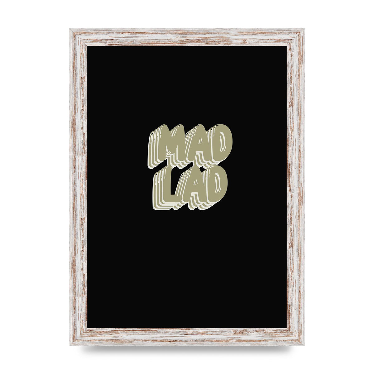 Mad Lad Bubble" Wall Art - A4 framed