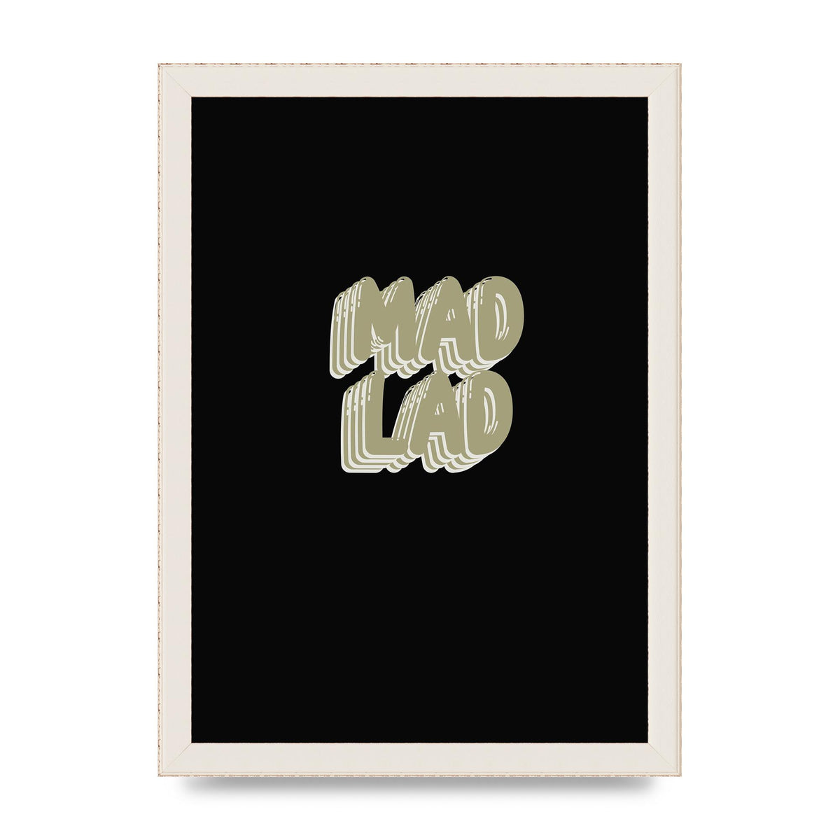Mad Lad Bubble" Wall Art - A4 framed
