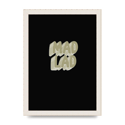 Mad Lad Bubble" Wall Art - A4 framed