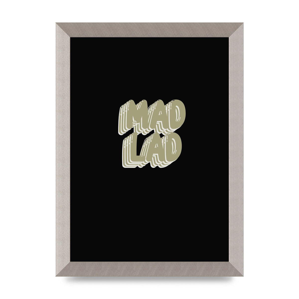 Mad Lad Bubble" Wall Art - A4 framed