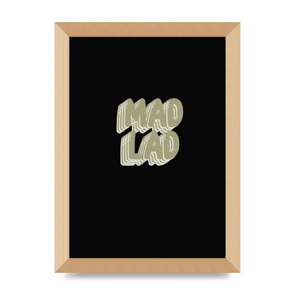 Mad Lad Bubble" Wall Art - A4 framed