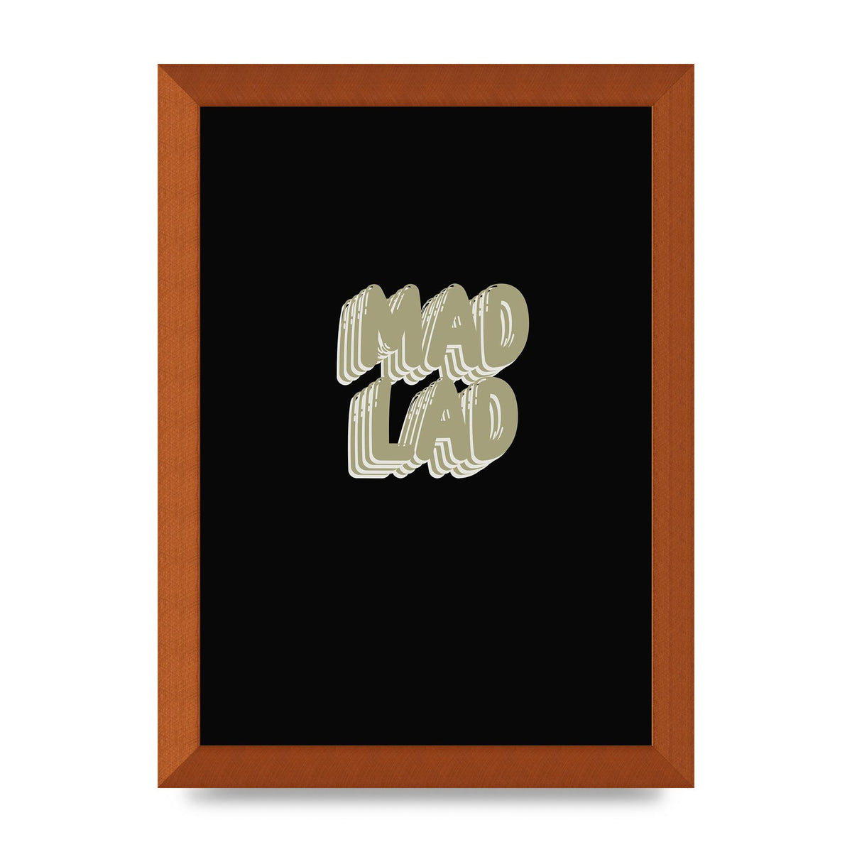 Mad Lad Bubble" Wall Art - A4 framed