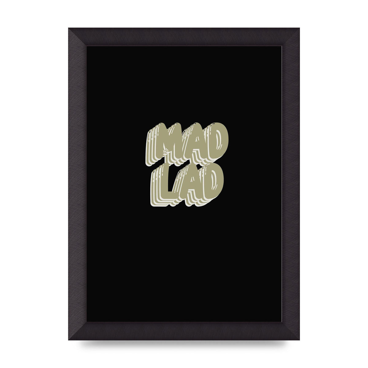 Mad Lad Bubble" Wall Art - A4 framed