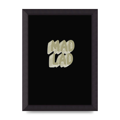 Mad Lad Bubble" Wall Art - A4 framed