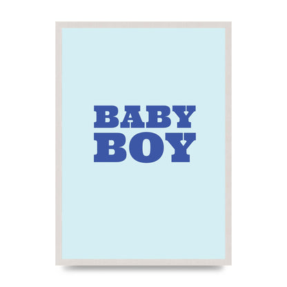 Kids Room Baby Boy Nursery Art For The Home - A2 framed