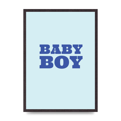 Kids Room Baby Boy Nursery Art For The Home - A2 framed