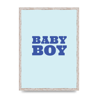 Kids Room Baby Boy Nursery Art For The Home - A2 framed
