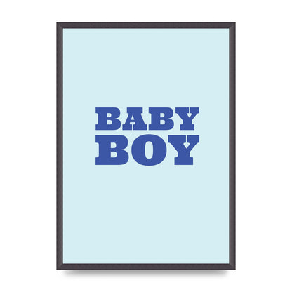 Kids Room Baby Boy Nursery Art For The Home - A2 framed