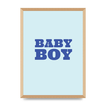 Kids Room Baby Boy Nursery Art For The Home - A2 framed