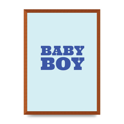 Kids Room Baby Boy Nursery Art For The Home - A2 framed