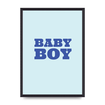 Kids Room Baby Boy Nursery Art For The Home - A2 framed