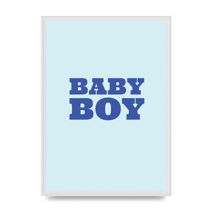 Kids Room Baby Boy Nursery Art For The Home - A2 framed