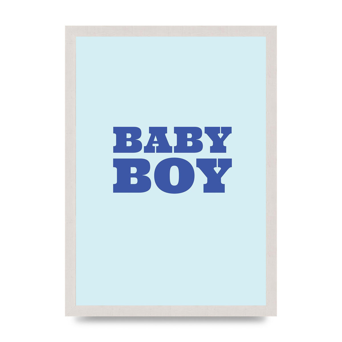 Kids Room Baby Boy Nursery Art For The Home - A3 framed