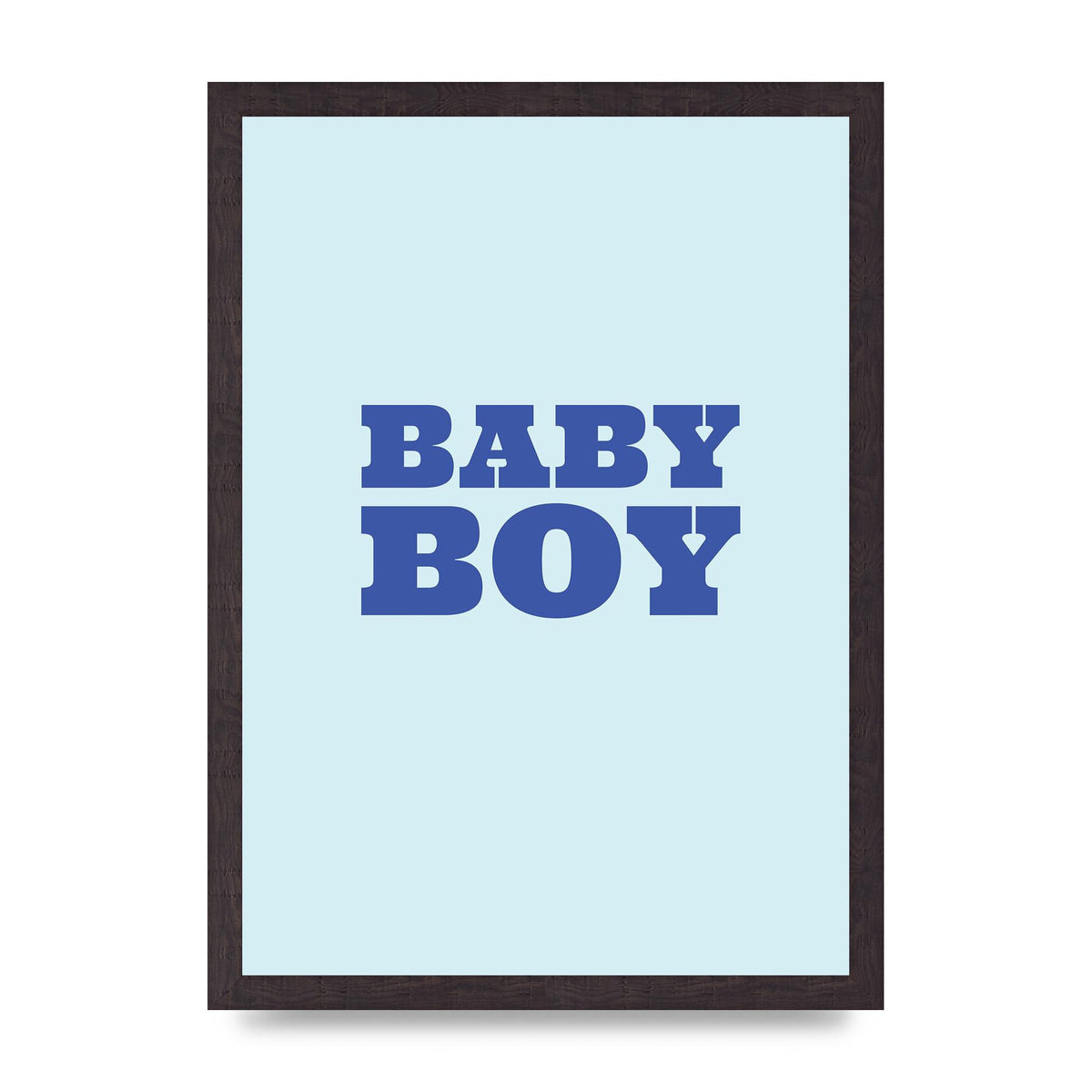 Kids Room Baby Boy Nursery Art For The Home - A3 framed