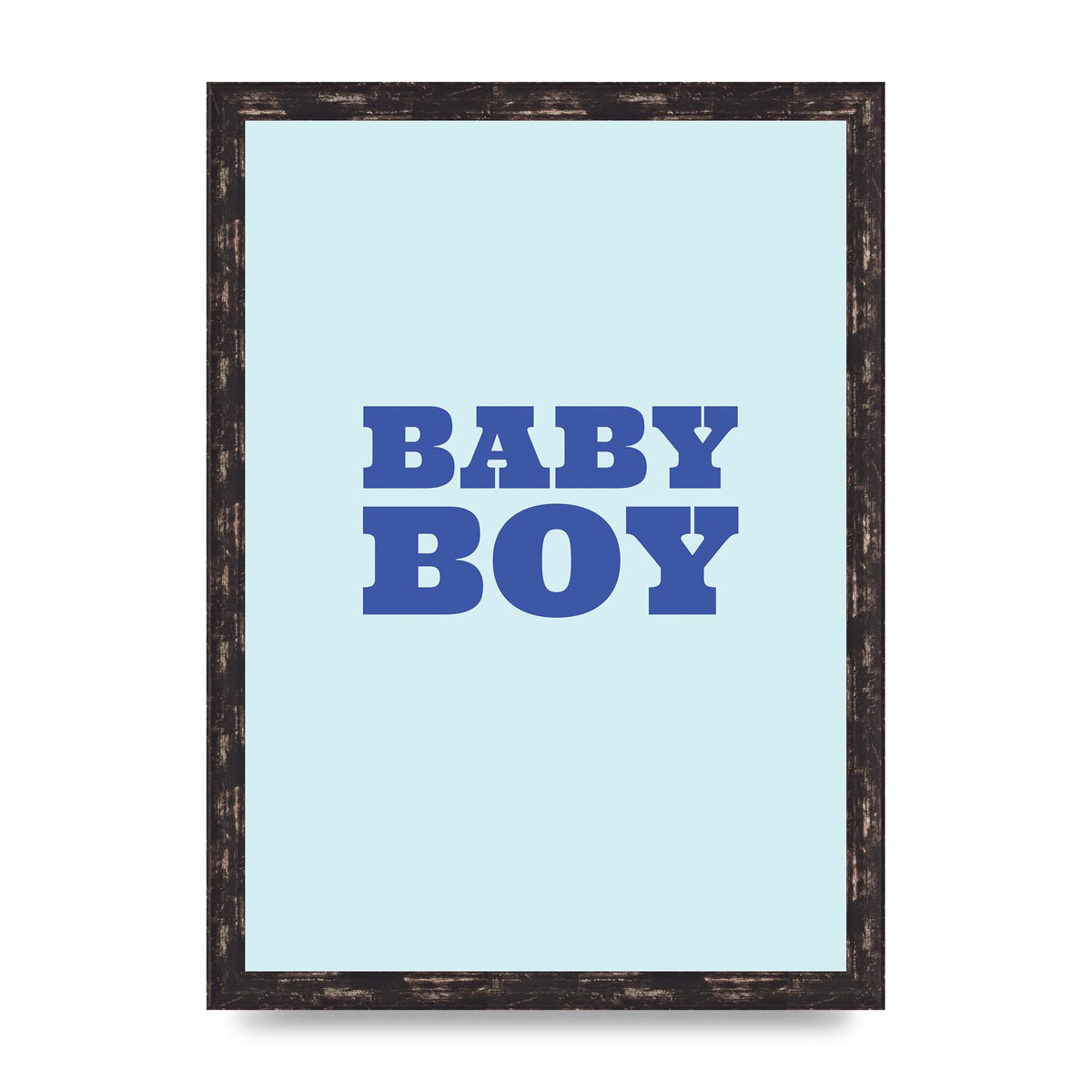 Kids Room Baby Boy Nursery Art For The Home - A3 framed